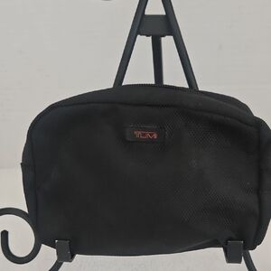 TUMI for Delta Black Cosmetic Toiletry Travel Bag